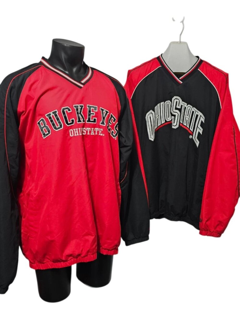 Ohio State Buckeyes Windbreaker XXL Pullover Jacket Bundle 2